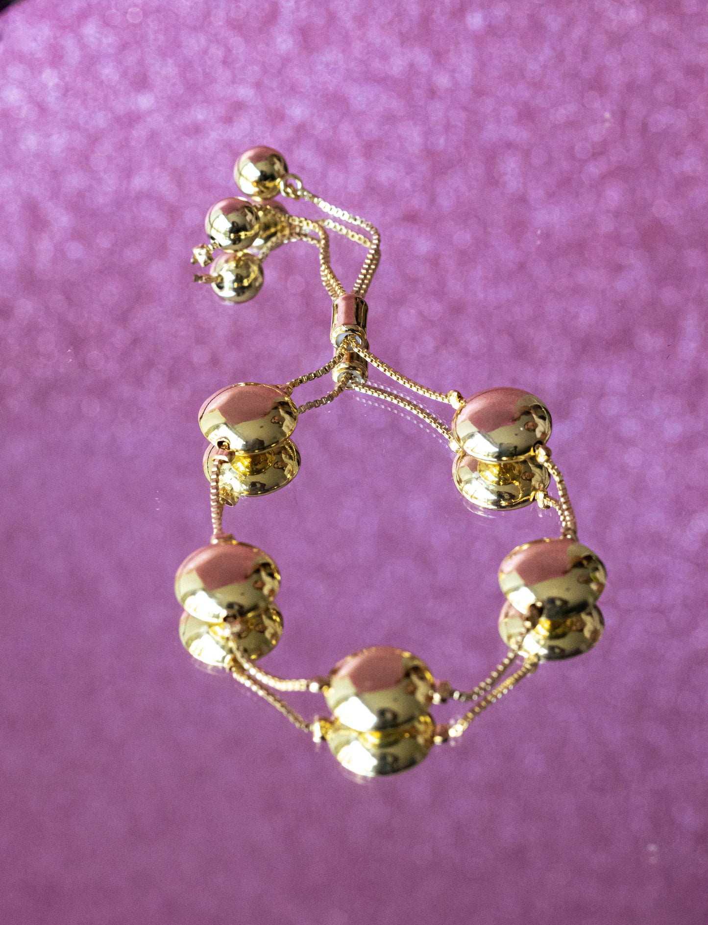 Pulsera de balines planos