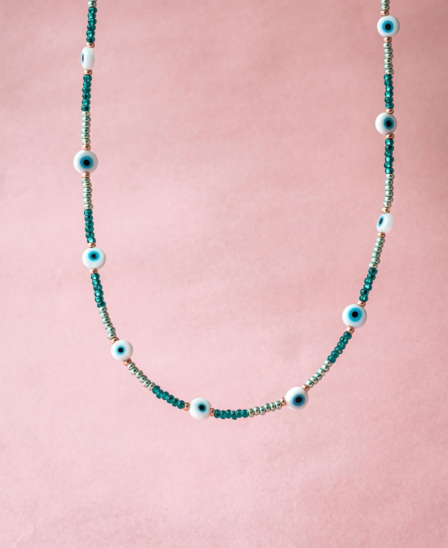 Collar canutillos con dijes